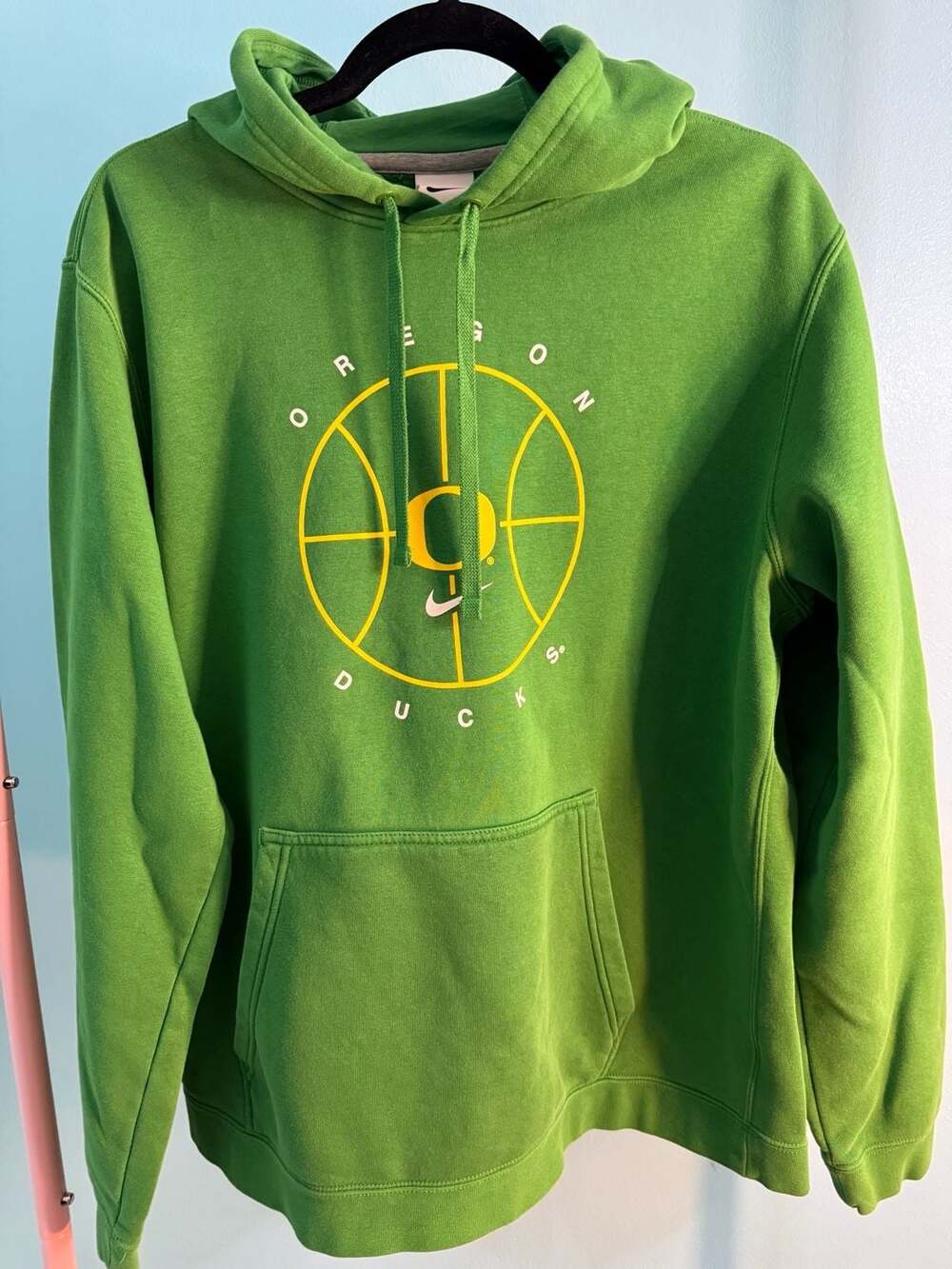Nike Oregon Ducks Basketball Club Fleece Pullover Hoodie Green